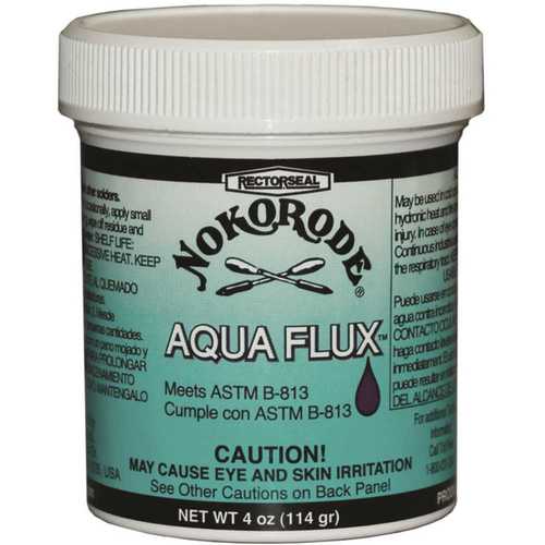 Aqua Flux Series Flux, 4 oz, Paste, Tan