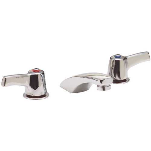 8 in. Widespread 2-Handle Bathroom Faucet in Chrome