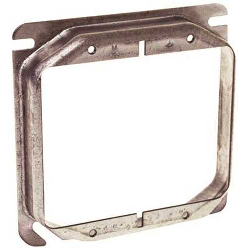 RACO 778 4 in. 2-Device Square Cover with 1/2 in. Raised