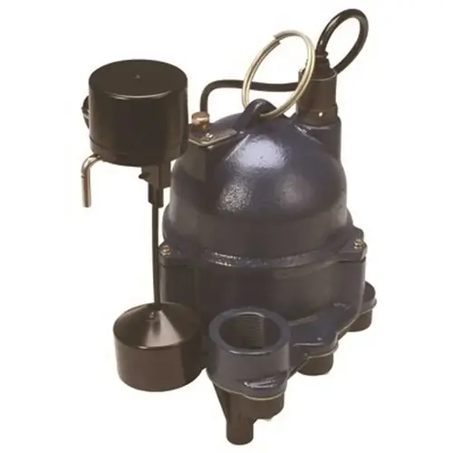 0.33 hp. Residential Vertical Sump Pump with Piggyback Plug