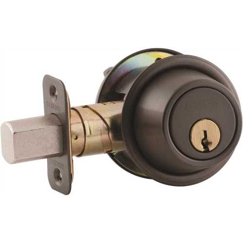 BC500 Series Oil Rubbed Bronze Single Cylinder Deadbolt Universal Fit
