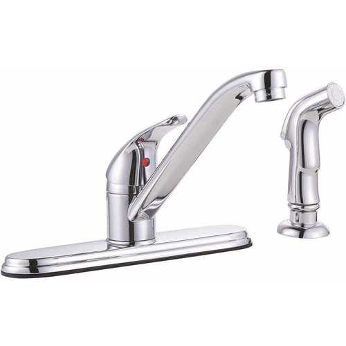 Premier 67729W-1001 Bayview Single-Handle Standard Kitchen Faucet with Side Sprayer in Chrome