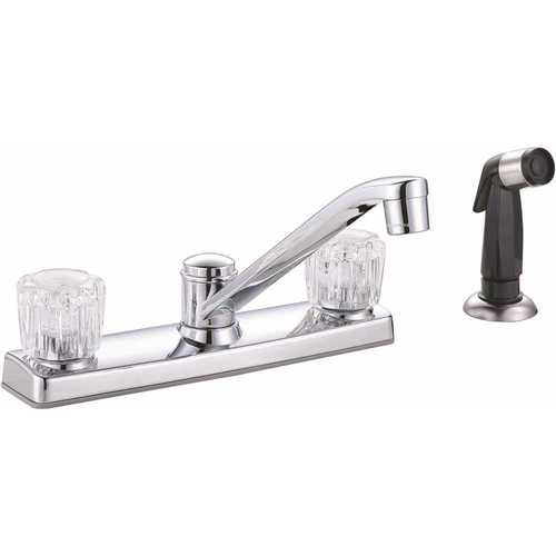 Premier 810N-D4101 Concord 2-Handle Standard Kitchen Faucet with Side Sprayer in Chrome