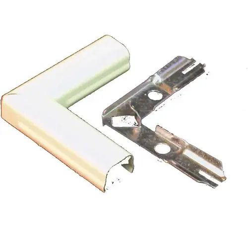 Legrand V511 500 Series On-Wall Wiring Metallic 90-Degree Flat Elbow Ivory
