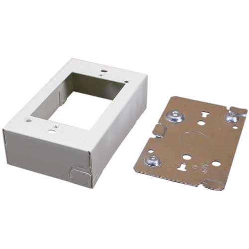 Legrand V5741 500 and 700 Series 1-Gang Surface Raceway Device Box Ivory