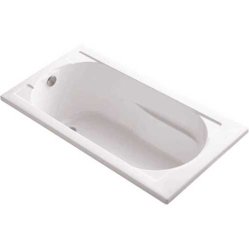 Devonshire 60 in. x 32 in. Acrylic Drop-In Bathtub with Reversible Drain in White