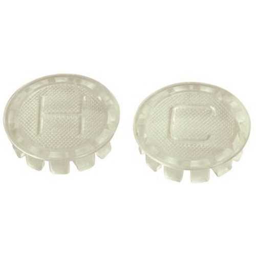 Proplus 321110 Hot and Cold Index Buttons for Price Pfister Verve White