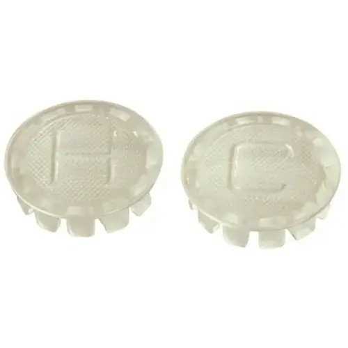 Hot and Cold Index Buttons for Price Pfister Verve White
