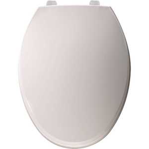 BEMIS 7600T 000 Elongated Closed Front Toilet Seat in White