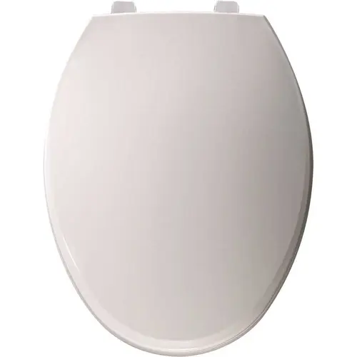 Elongated Closed Front Toilet Seat in White