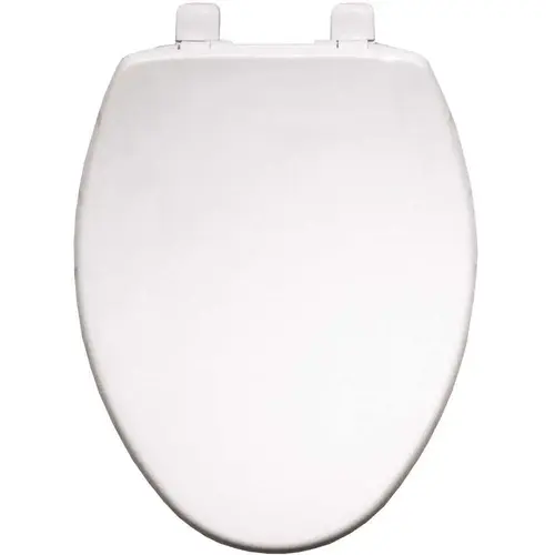 BEMIS 7300SL 000 Elongated Closed Front Toilet Seat in White