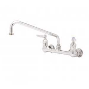 T & S BRASS & BRONZE WORKS B-0231 2-Handle Standard Kitchen Faucet in Polished Chrome