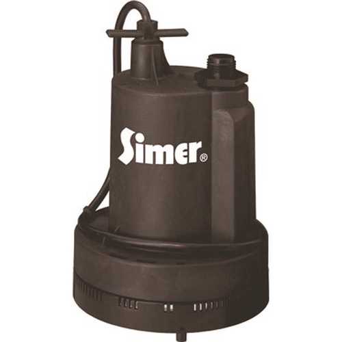 SIMER 2305-04 1/4 HP Submersible Manual Utility Pump