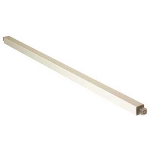 Proplus 555139 36 in. Spring Action Towel Bar in White