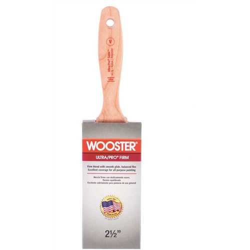 Wooster 0041760024 2-1/2 in. Ultra/Pro Firm Sable Nylon/Poly Flat Brush