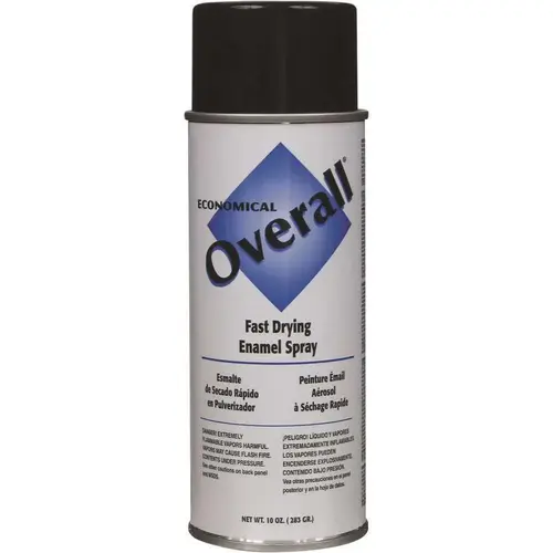 10 oz. Gloss Black Overall Spray Paint - pack of 6