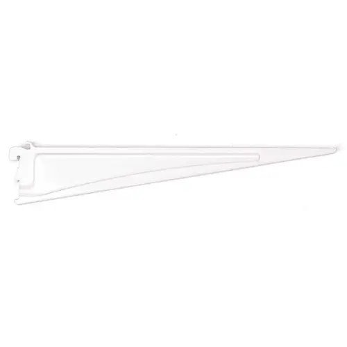 ShelfTrack 16 in. x .5 in. White Shelf Bracket - pack of 12