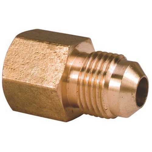 Proplus 46-8-6 1/2 in. x 3/8 in. FIP Brass Flare Connector