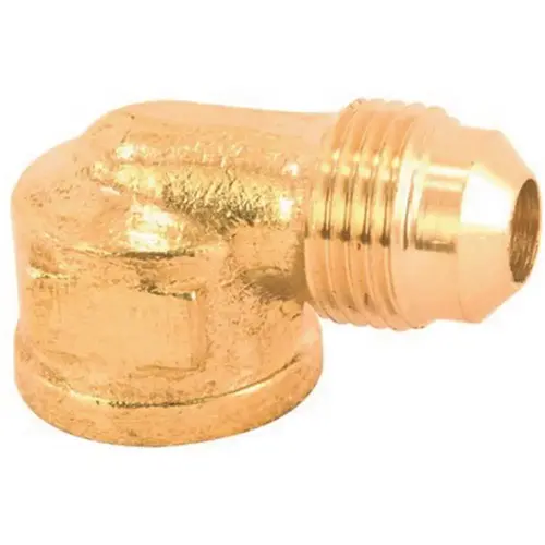 5/8 in. x 1/2 in. FIP Brass Flare 90-Degree Elbow