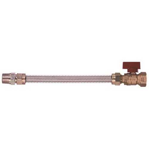 Watts 30-3135-18 Gas Appliance Connector with Valve