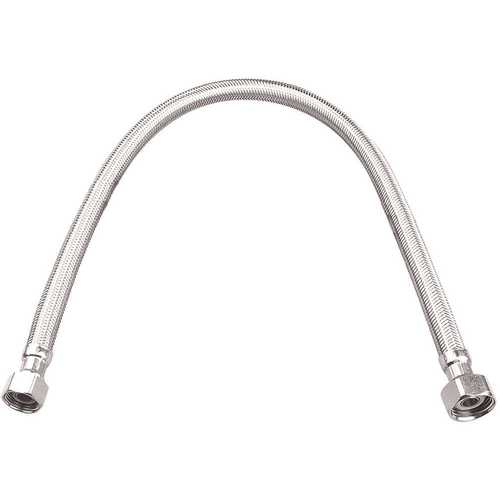 Durapro 231231LF 3/8 in. Compression x 1/2 in. FIP x 16 in. Braided Stainless Steel Faucet Supply Line