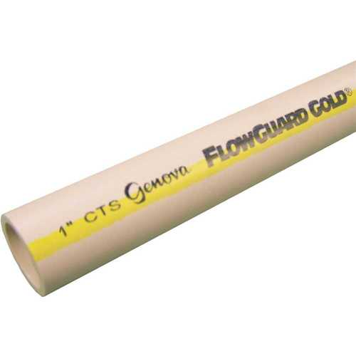Genova Products 570010 FlowGuard Gold 1 in. x 10 ft. CPVC Pipe
