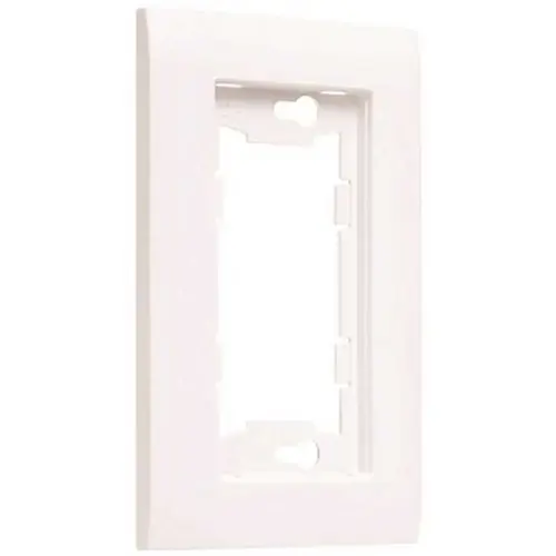 TAYMAC A1000W ALLURE 1-Gang Non-Metallic Wallplate Frame, White - pack of 6