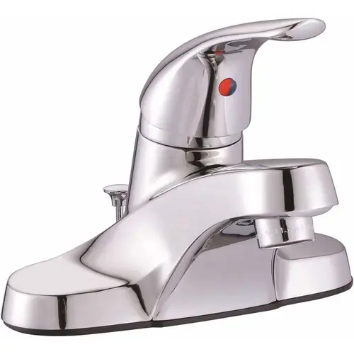 Premier 67713W-8101 Bayview 4 in. Centerset Single-Handle Bathroom Faucet with Pop-Up Assembly in Chrome