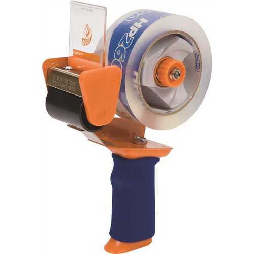 BLADESAFE ANTIMICROBIAL TAPE GUN WITH TAPE AND 3-INCH CORE, METAL / PLASTIC, ORANGE