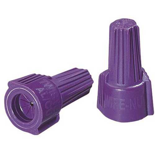 Twister Al/Cu Wire Connectors, Purple - pack of 10