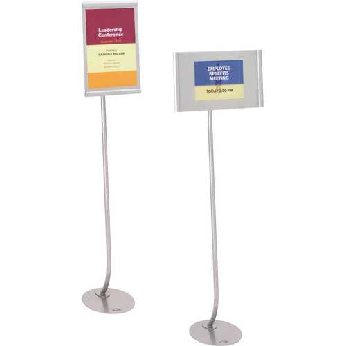 11 in. x 17 in. Frame 59 in. Freestanding Designer Sign Stand