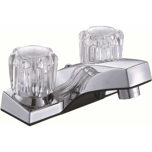 Concord 4 in. Centerset 2-Handle Bathroom Faucet without Pop-Up Assembly in Chrome