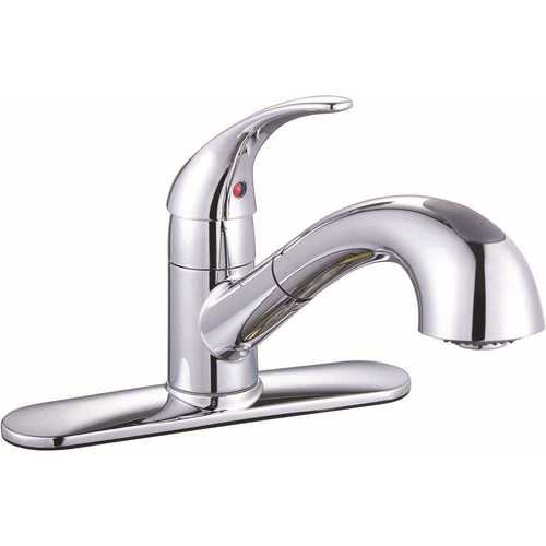 Sanibel Single-Handle Pull-Out Sprayer Kitchen Faucet in Chrome