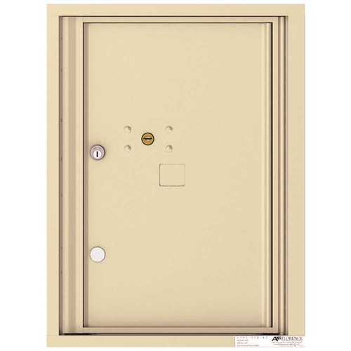 Florence 4C06S-1PSD Versatile 6 High 1-Parcel Locker Wall-Mount 4C Mailbox Suite