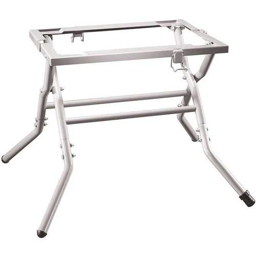 Portable Jobsite Worm Drive Table Saw Stand with Fold-Out Design for Use with SPT70WT