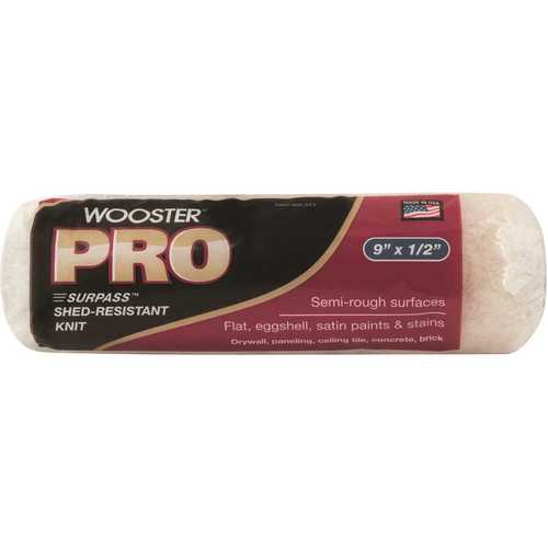 9 in. x 1/2 in. Pro Surpass Shed-Resistant Knit High-Density Fabric Roller Cover