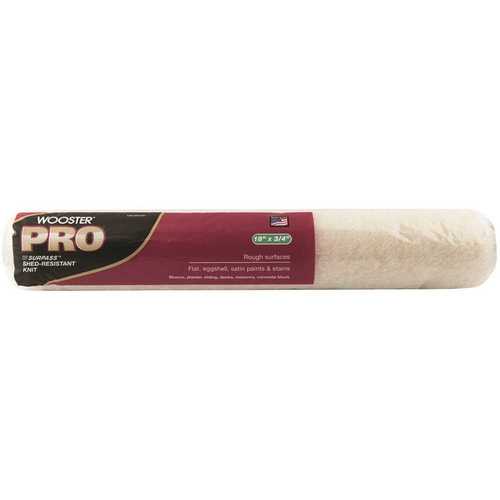 18 in. x 3/4 in. Pro Surpass Shed-Resistant Knit High-Density Fabric Roller Cover