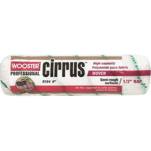 9 in. x 1/2 in. Cirrus Polyamide High-Density Knit Roller Cover