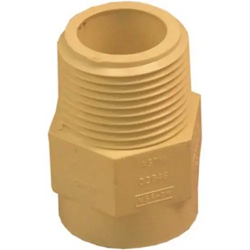 3/4 in. Flowguard Gold CPVC Male Adapter Cream