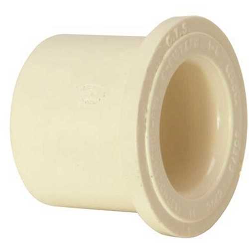 1 in. x 3/4 in. Flowguard Gold CPVCReducing Bushing Cream