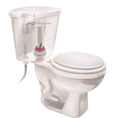 Fluidmaster 5401GBP4 Replacement for Glacier Bay 3" flapper toilets Red