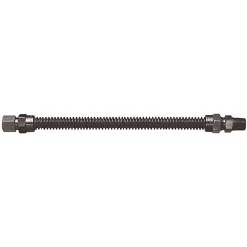 Watts 10A-3131-18 Gas Connector Hearth 1/2 in. MIP x 1/2 in. FIP x 18 in