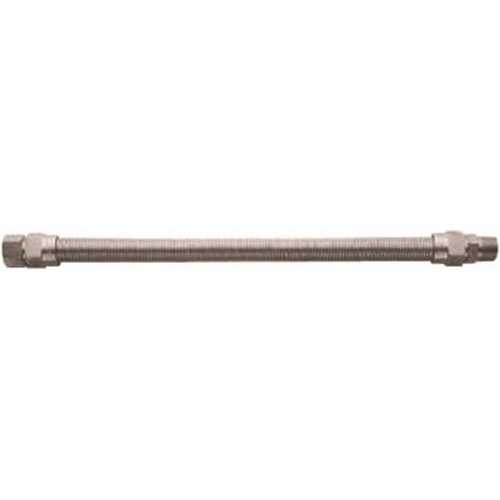 Gas Connector Stainless Steel 3/4 in. FIP x 3/4 in. MIP x 60 in