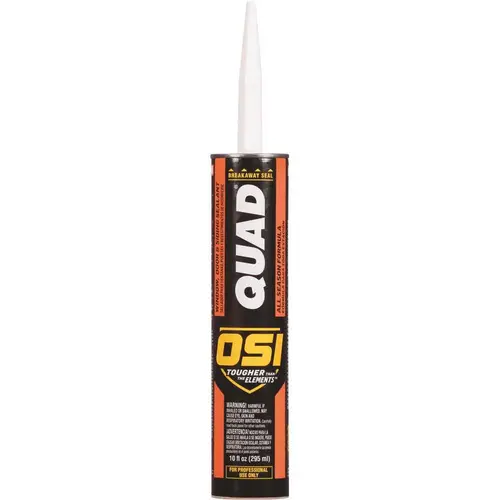 OSI 2097583 Advanced Formula Sealant, Clear, 7 days Curing, 20 to 100 deg F, 10 oz Cartridge