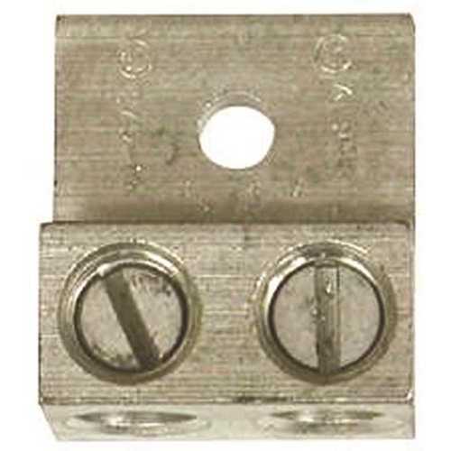 Copper and Aluminum Mechanical Connector #6 Stranded Wire Stainless Look  - pack of 12
