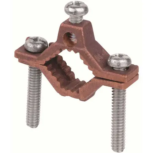 THOMAS & BETTS JJR 1/2 in. - 1 in. Ground Clamp Bronze