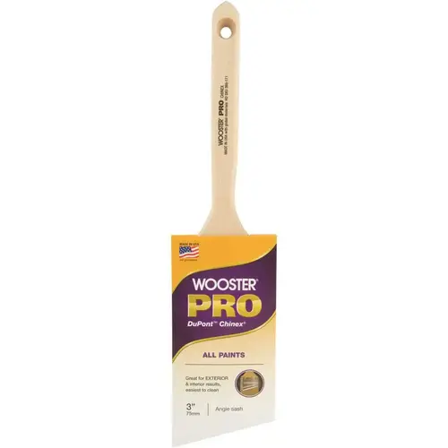 Wooster 0H21200030 3 in. Pro Chinex Angle Sash Brush