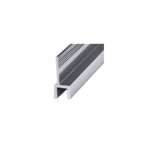 Brushed Nickel 72" Frameless Sliding Shower Door Top Hanger Rail Extrusion for 1/4" Glass