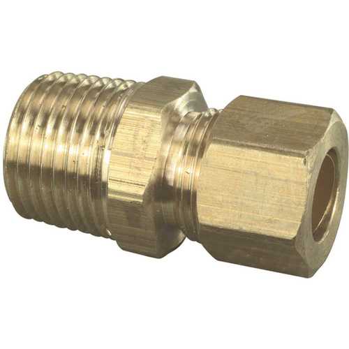 Proplus 102630 Brass 1/4 in. x 1/4 in. Comp MIP Adapter
