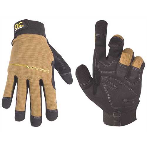 Medium High Dexterity Flex Grip WorkRight Gloves Pair
